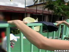 18, Amatør, Blondine, Pik sutte, Håndjob, Hårdt, Naturlige bryster, Bryster