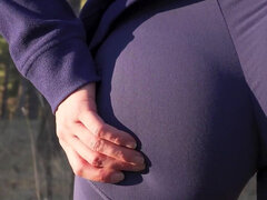 Любители, Жопа, Большая жопа, Латиноамериканки, Милф, На природе, Спандекс, Испанки