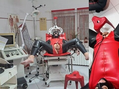 아마추어, 항문, 본디지, 흑갈색 머리, 여자 지배, 독일인, 라텍스, 나이든