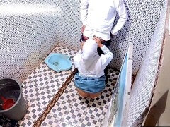 18, Vessa, Kotitekoinen, Indonesialainen, Pienikokoinen, Pillu, Sukkahousu, Vessa