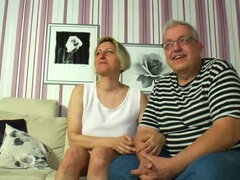 오랄섹스, 흑갈색 머리, 사정 샷, 음경, 독일인, Hd, 밀프, 와이프