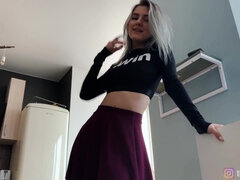 Leie, Blondine, Blasen, Spermaladung, Lesbisch, Pov, Schulmädchen, Jungendliche (18+)