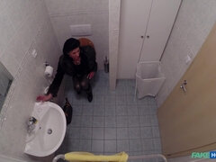 Amatør, Bad, Doktor, Slikking, Moden, Fitte, Uniform, Kikker