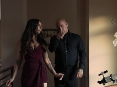 본디지 훈육 사디즘 마소치슴, 오랄섹스, 흑갈색 머리, 갈라지는