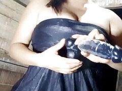 Ženska, Kosmate, Latinka, Samozadovoljevanje, Milf, Naravne joške, Španka, Vibrator