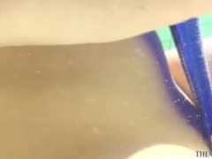 Ázsiai, Kisbaba, Hatalmas hátsó, Tekintélyes didik, Fürdő ruha, Kebles, Édes, Japán