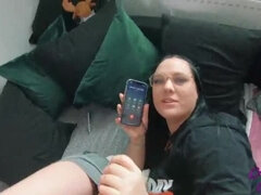 Curvy German Beauty Anja Amelia Sucks and Fucks BBC While Chatting on Phone