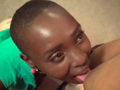 Lesbian lovers Zaawaadi and Romy Indy share white prick