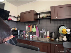 Amatorka, Jedzenie, Gospodyni domowa, Kuchnia, Skórzany, Spódnica, Solo