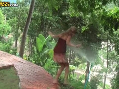 Anal, Strand, Blondine, Hd, Udendørs, Pov