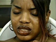 ぽっちゃり, デカパイ, 黒人, 黒人