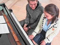 Kukk suging, Brunette, Hardcore, Tenåring