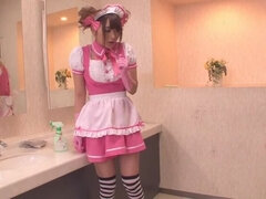 Godlike Japanese Ayu Sakurai is in love with pissing behind the camera