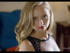 Cul, Gros cul, Blonde, Béant, Lingerie, Rasée, Adolescente, Nénés