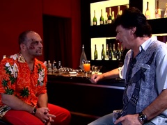 Anal, Blondin, Brunett, Sperma shot, Ansiktsbehandling, Utomhus, Tatuering, Trekant