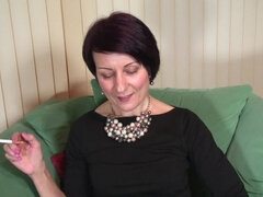 Husfrue, Onani, Moden, Strømpebukse, Barbert, Alene