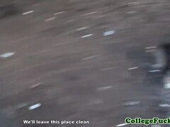 Bikini, Detailní, Vysokoškolačka, Stříkání spermatu, Skupina, Venku, Realita, Teenka