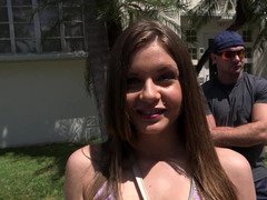 Amatoriale, Pompino, Brunetta, Schizzo di sborra, Facciale, Sega, Hardcore