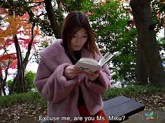 Amateur Miku Kanno from Tokyo comes to our hotel and gets naked for us