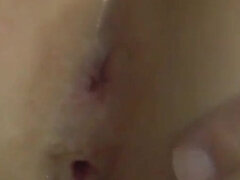 素人, お尻, デカ尻, フェラチオ, 茶髪の, ダブル開発, 指いじり, 三人
