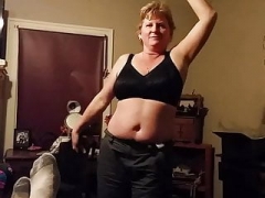 Mary, wife in Iowa, shows her boobs
