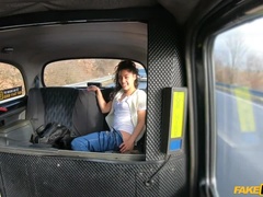 Bakfra, Ansiktssperm, Jeans, Latina, Naturlige bryster, Utendørs, Synsvinkel, Tattovering