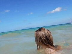 Amatør, Strand, Bikini, Blottere, Kæreste, Udendørs, Pov, Offentlig