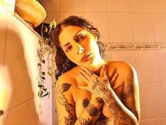 Amatør, Røv til mund, Pik sutte, Par, Goth, Lille kvinde, Røv slikning, Tatovering