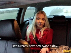 PAWG Blonde Hottie w Bubble Butt Asks Cabbie's For His Hot Cum Creampie part 1