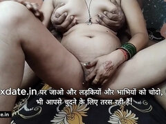 Shy indian desi mom cheating and fucking in bedroom - Big tits, fat ass, saggy tits