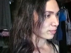 Mooi, Grote lul, Sperma shot, Filippijnse vrouw, Latex, Rijpe lesbienne, Pornster, Shemale