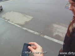 Grote lul, Pijpbeurt, Brillen, Gezichtspunt, Roodharige vrouw, Tiener