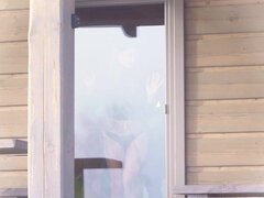 Obciąganie, Brunetka, Zdrada, Sperma, Styl na pieska, Wielorasowy, Naturalne cycki, Ogolona