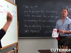 Pijpbeurt, Bruinharig, Rondborstig, Hardcore, Hd, Klein, Zoon, Tiener