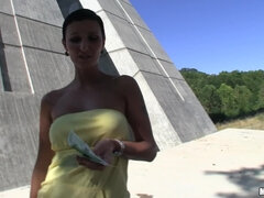 Leie, Blasen, Braunhaarige, Hardcore, Geld, Pov, Realität, Schlampe