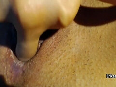 Brunette brune, Éjaculation interne, Femelle, Doigter, Hd, Seins naturels, Chatte, Adolescente