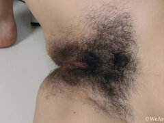 Cul, Brunette brune, Poilue, Lingerie, Masturbation, Mamelons bombés