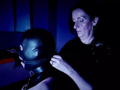 Hot French Mistress Claudiacuir Dominates Slave in Rough BDSM Duo - Spanking & Whipping Punishment