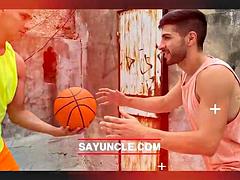 Family Dick - Innocent Twink Gets Involved In Hot Threesome With His Older Stepbro And His Fit Stepdad: Gay Porn