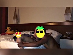 Ázsiai, Pár, Felszarvazott, Ondó fröcskölés, Kőkemény, Szálloda, Maszti, Érett koros