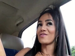 Spermaladung, Schwanz, Selbstgemacht, Latina, Masturbation, Pov, Transfrau, Spion