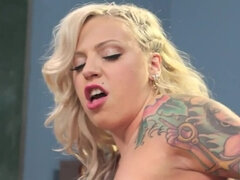 Gros seins, Blonde, Hard, Interracial