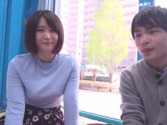 Ázijskej, Brunetka, Na tvár, Skupina, Vlasatej, Honění, Hd, Japonské