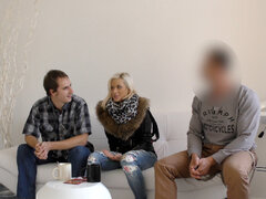 Blondine, Hanrej, Tjekke, Dominerende, Hd, Pov, Realitet, Teenager