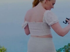 18 anni, Amatoriale, Europea, All'aperto, Pisciando, Rossa