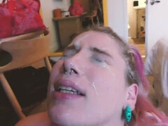 Amatør, Stor rumpe, Store pupper, Sperm skott, Pikk, Hotell, Raseblandet, Milf