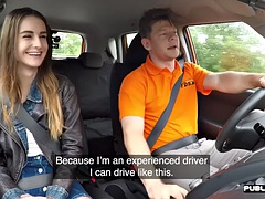 デカチン, 車, 手コキする, アウトドア, ガリガリ, 生徒, タトゥー, ティーン