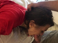 Amatorka, Duże cycki, Brunetka, Obciąganie, Domowej roboty, Punkt widzenia, Rosyjski, Nastolatki