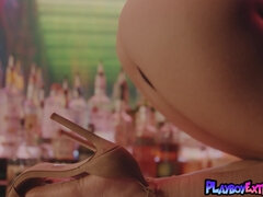 Blondynka, Obcasy, Nagi, Majtki, Cipka, Chudy, Delikatny, Nastolatki