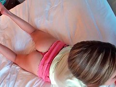 Sucer une bite, Brunette brune, Hard, Lingerie, Pov